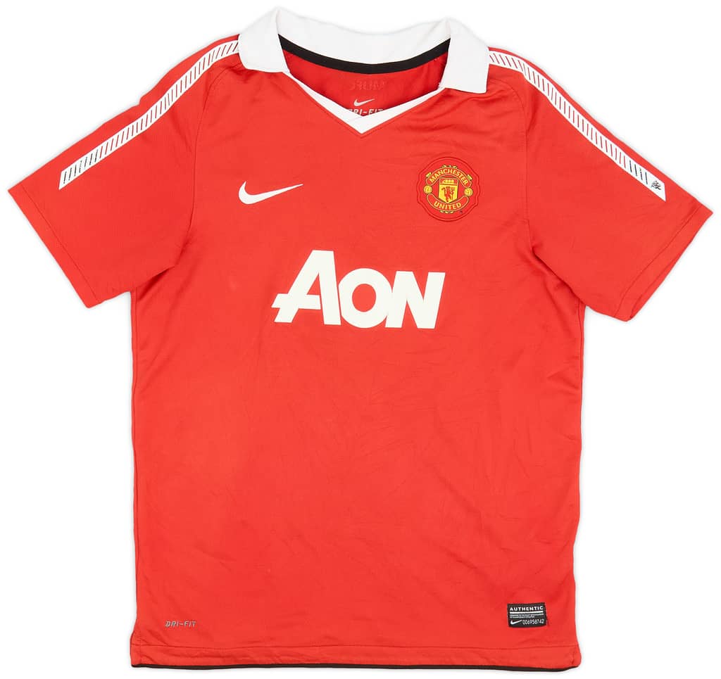 2010-11 Manchester United Home Shirt - 6/10 - (L.Boys)