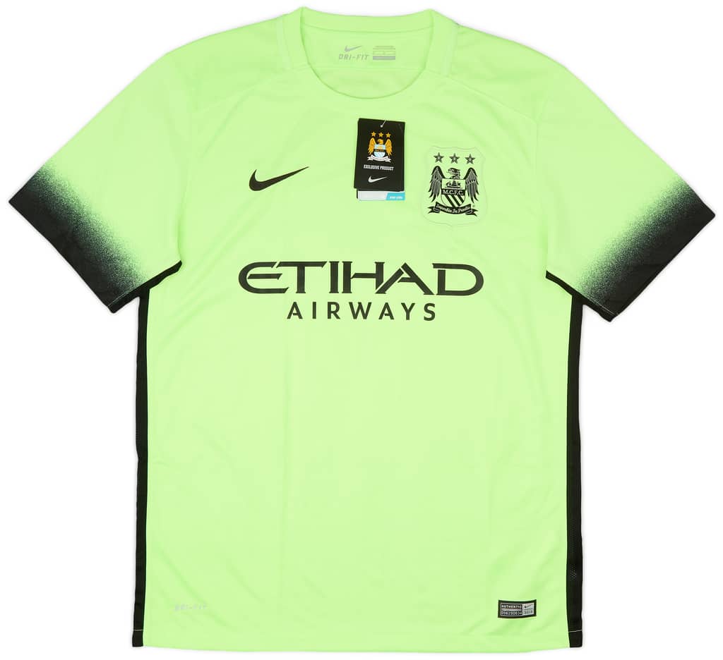 2015-16 Manchester City Third Shirt Kompany #4 (M)