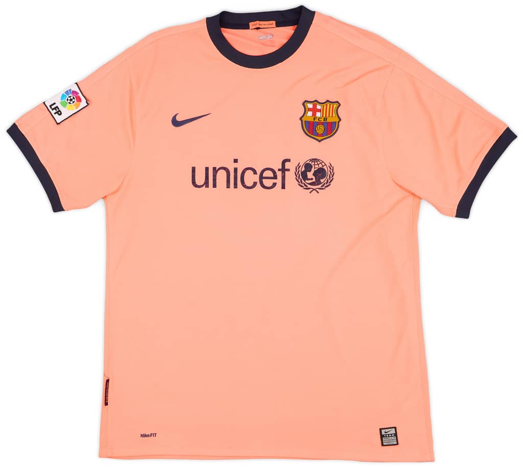 2009-10 Barcelona Away Shirt Messi #10 - 7/10 - (XL)