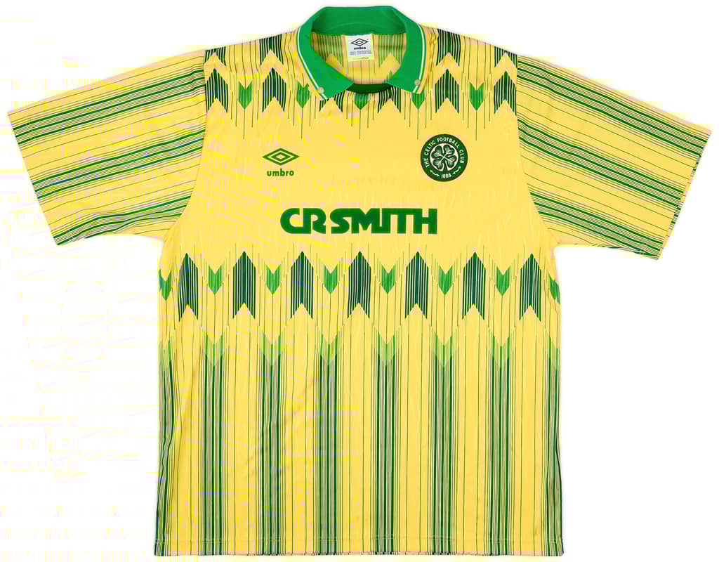 1989-91 Celtic Away Shirt - 8/10 - (L)