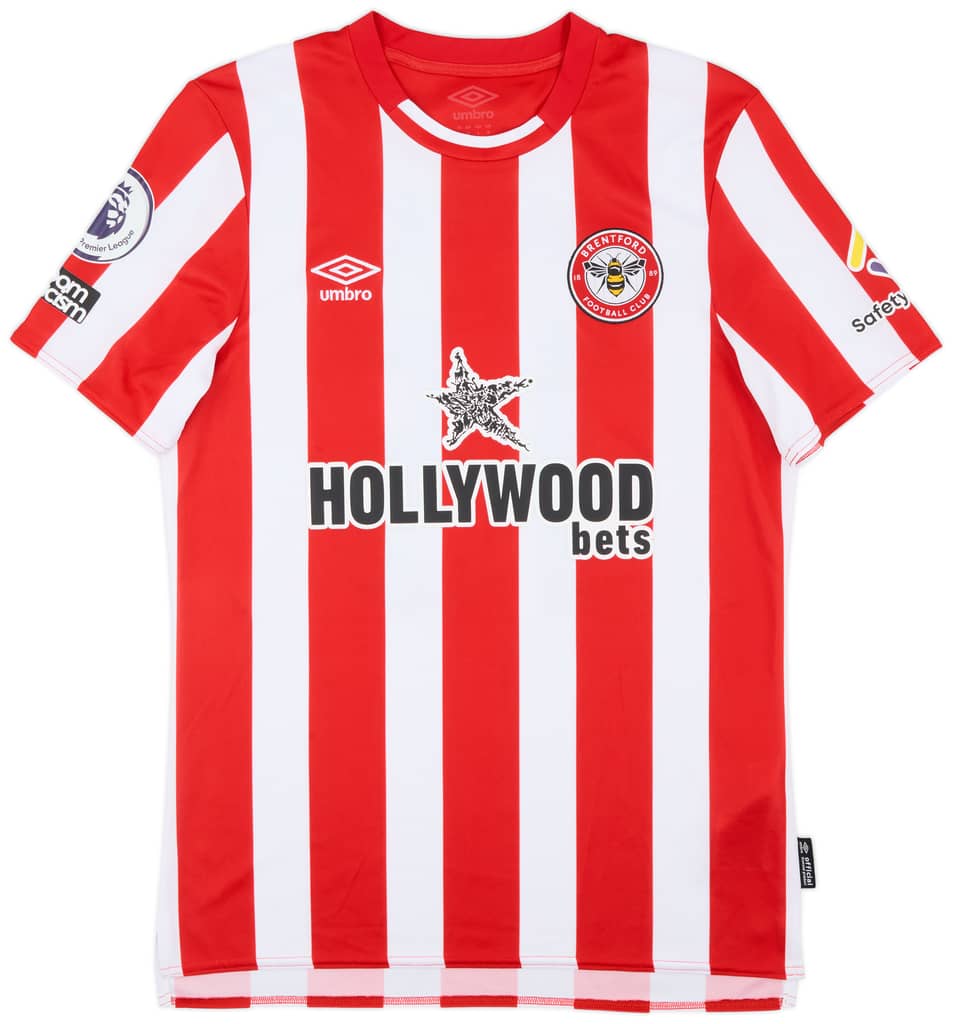 2022-23 Brentford Match Issue Home Shirt Onyeka #15