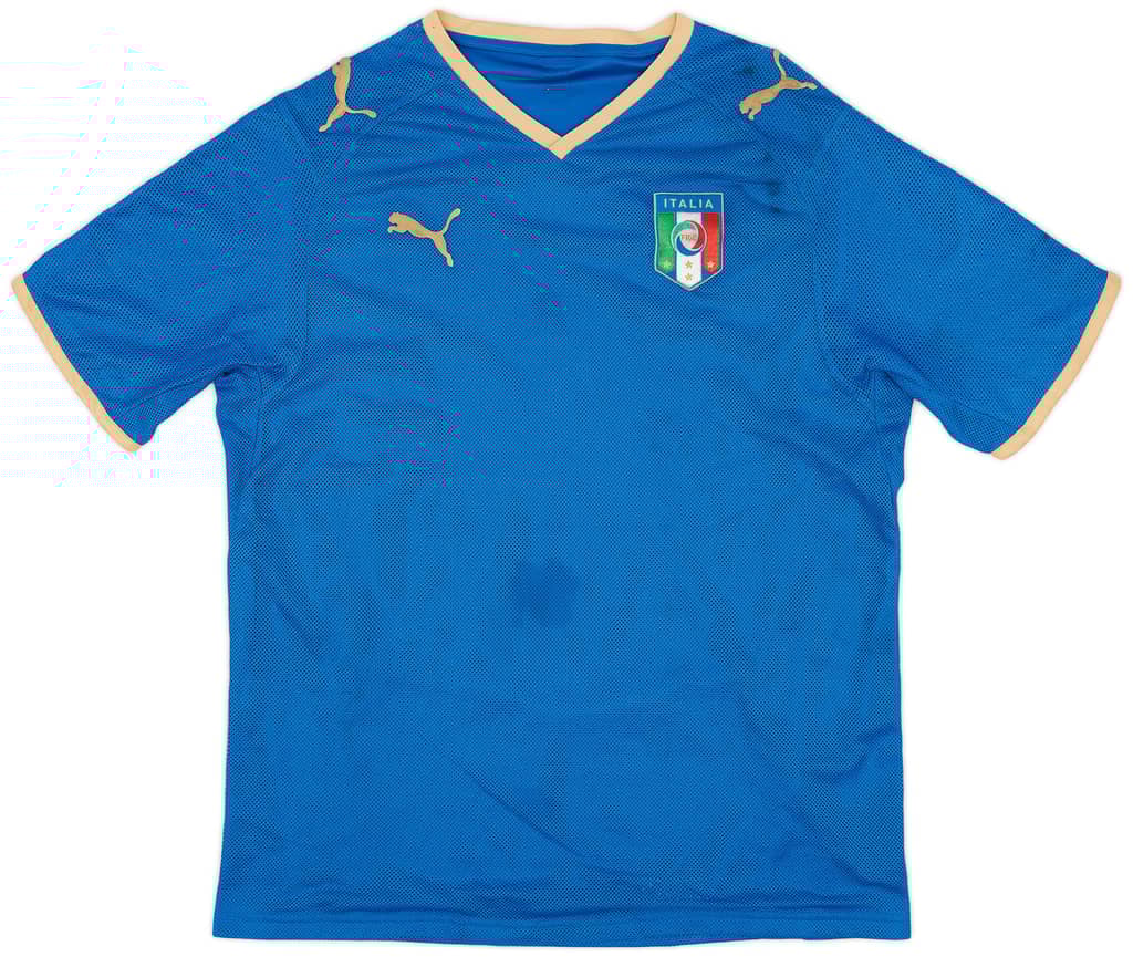 2007-08 Italy Home Shirt - 5/10 - (S)