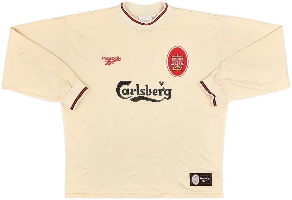 1996-97 Liverpool Away L/S Shirt - 5/10 - (XL)
