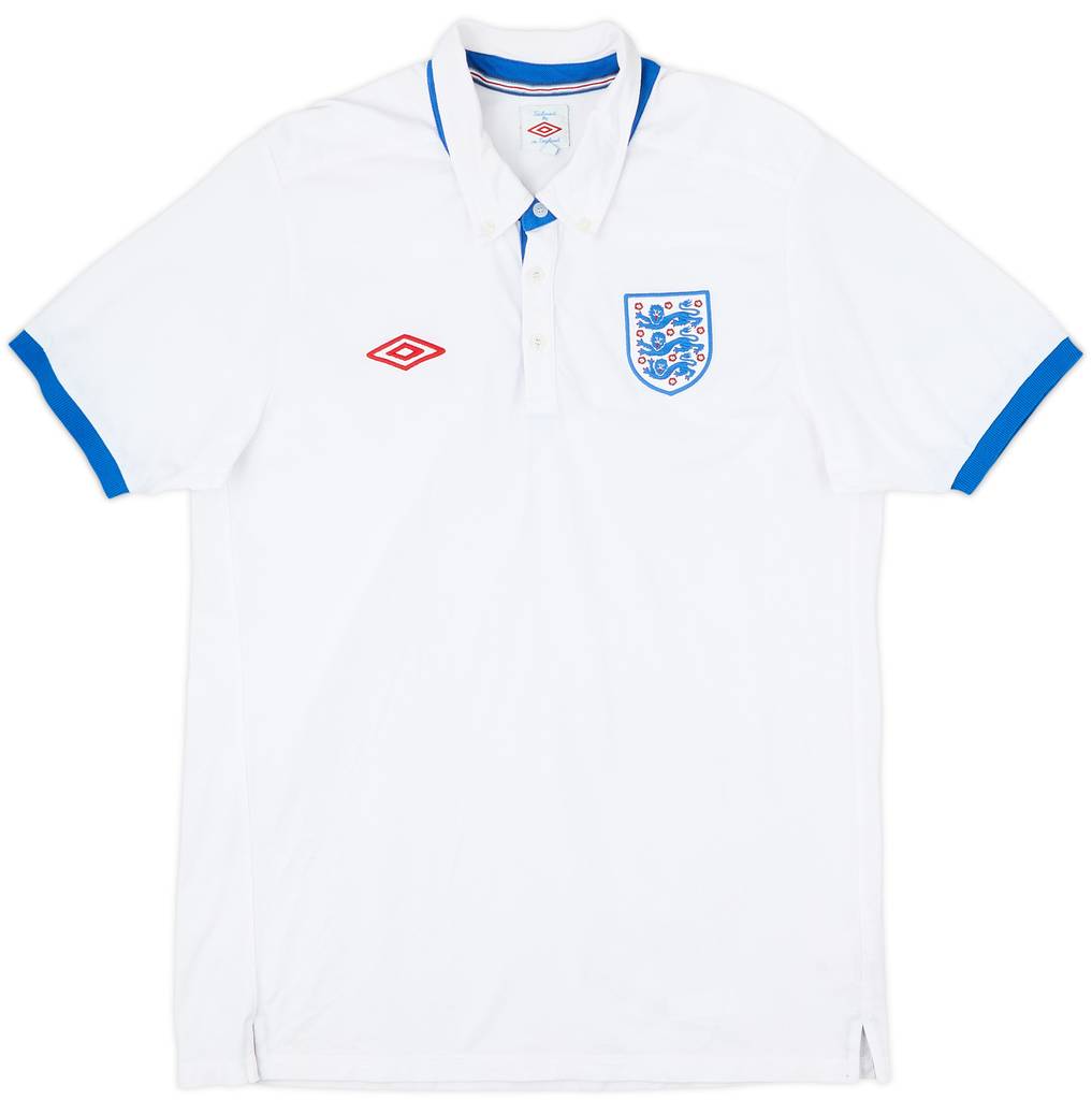 2010-11 England Umbro Polo Shirt - 8/10 - (XL)