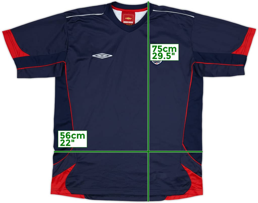 2004-06 England Umbro Training Shirt - 8/10 - (L)