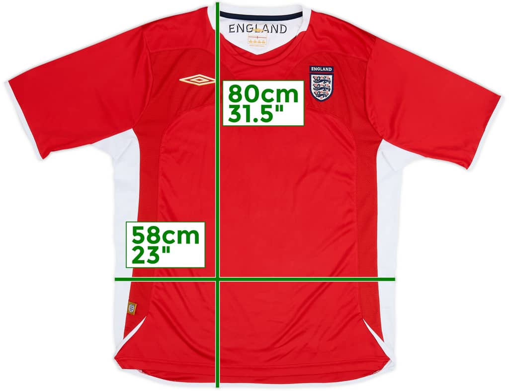 2005-06 England Umbro Training Shirt - 8/10 - (XL)