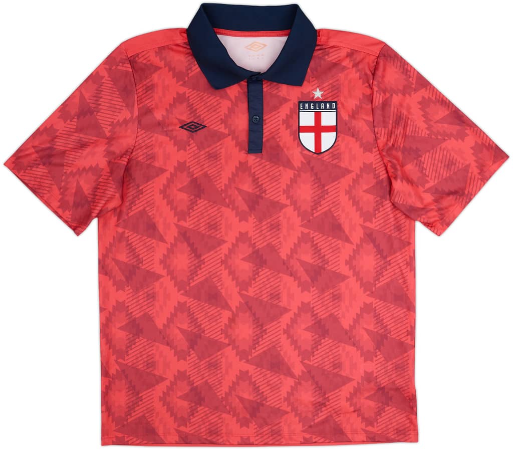 2018 England Umbro Polo Shirt - 9/10 - (L)