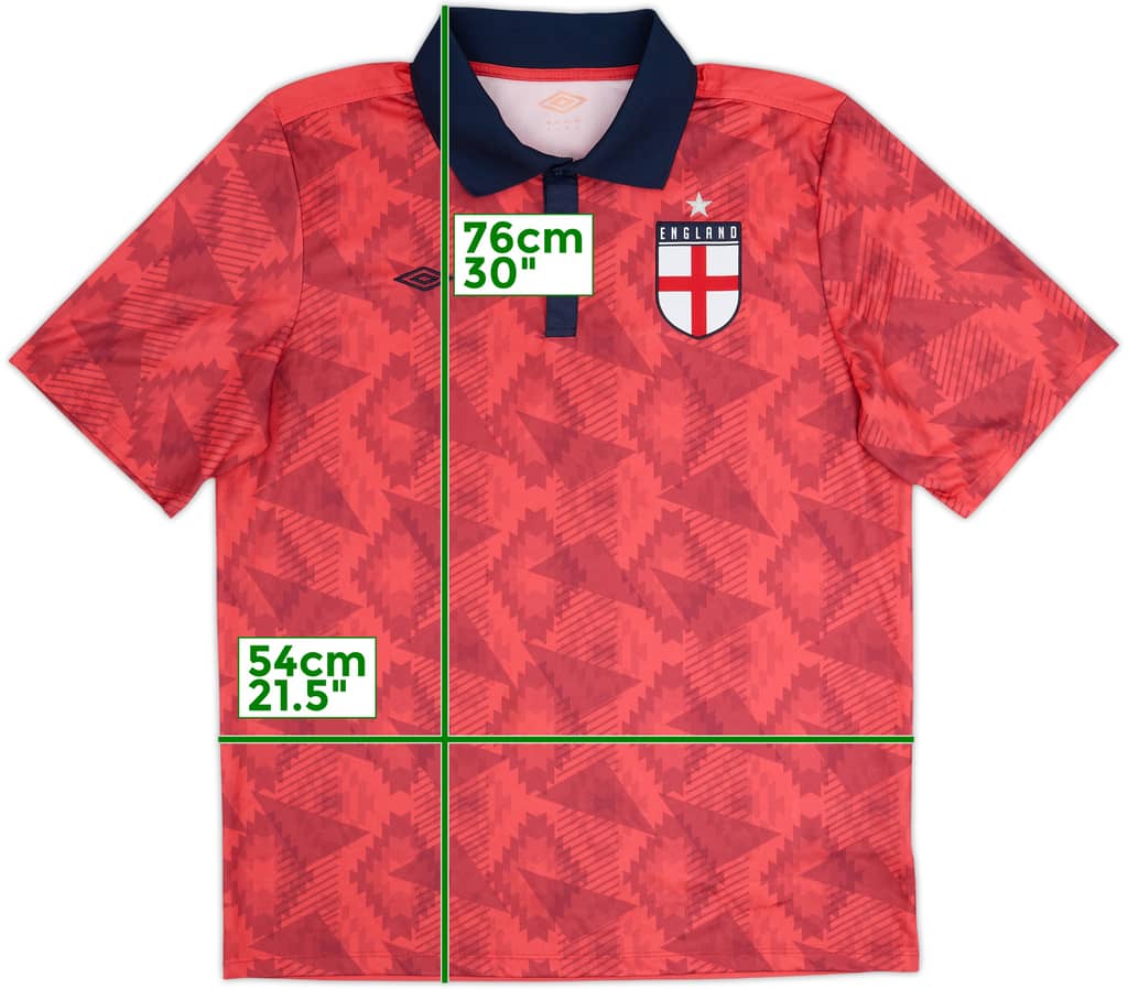 2018 England Umbro Polo Shirt - 9/10 - (L)