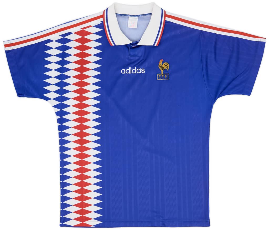 1994-96 France Home Shirt - 8/10 - (M)