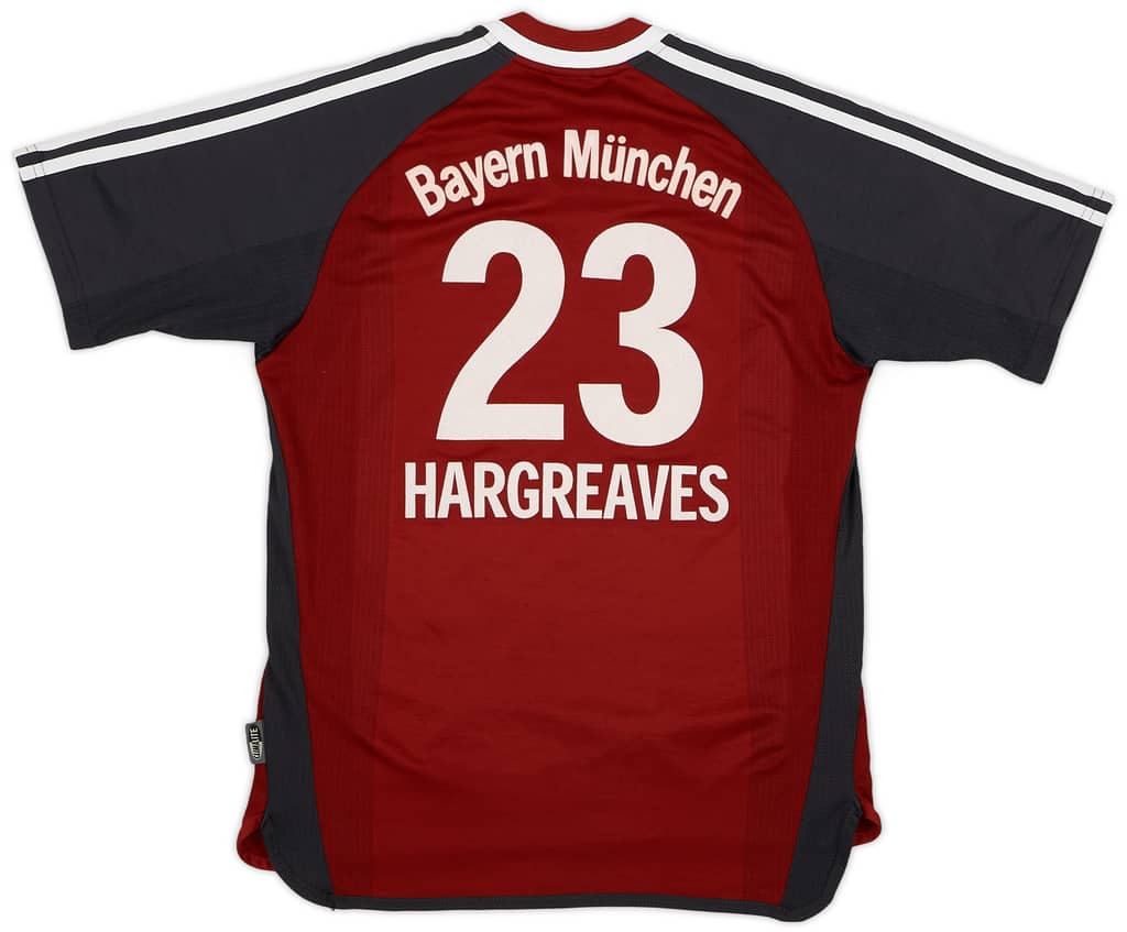 2001-02 Bayern Munich Home Shirt Hargreaves #23 - 7/10 - (Y)