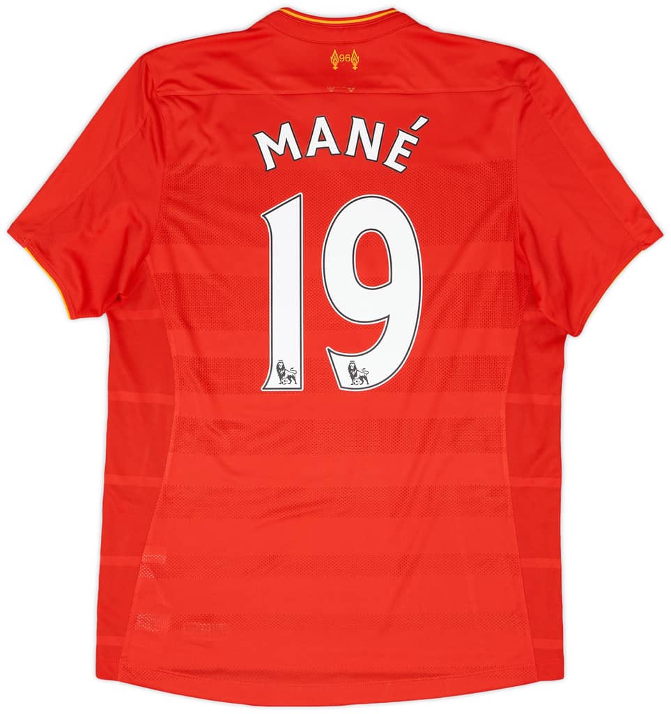 2016-17 Liverpool Home Shirt Mane #19