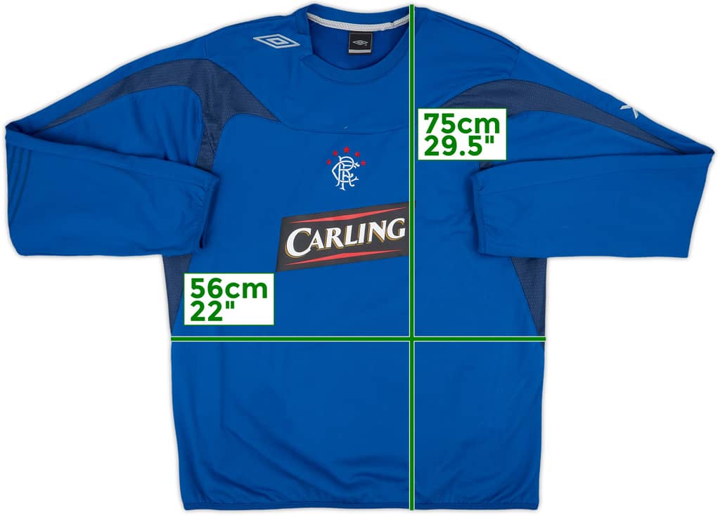 2007-08 Rangers Umbro Sweat Top - 7/10 - (XL)