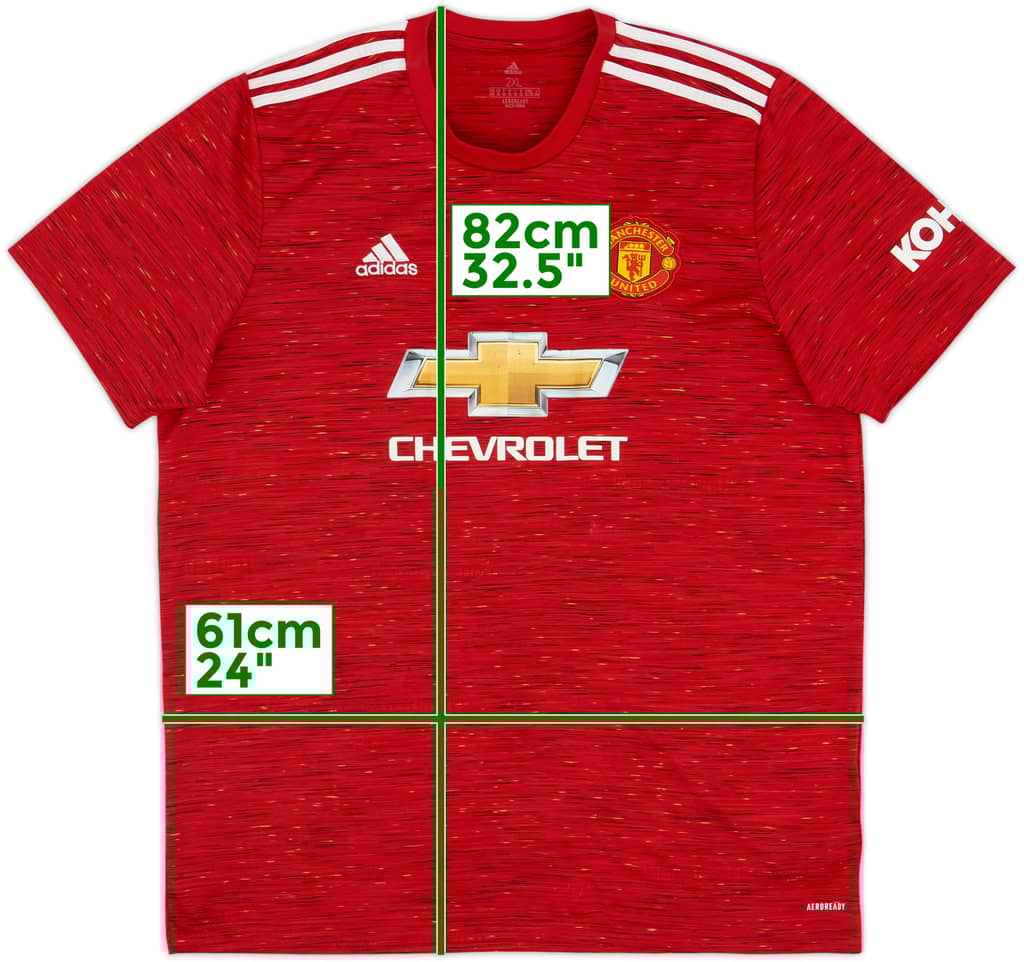 2020-21 Manchester United Home Shirt - 5/10 - (XXL)