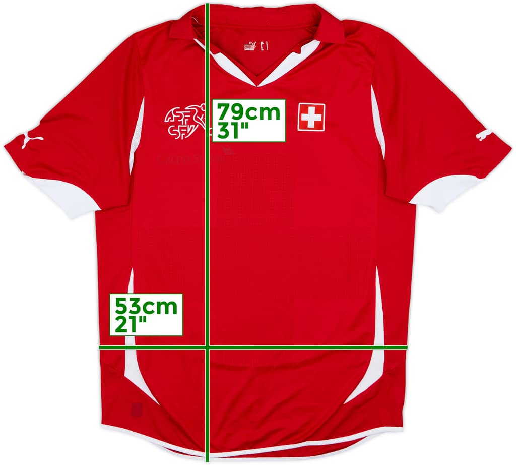 2010-11 Switzerland Home Shirt - 6/10 - (L)