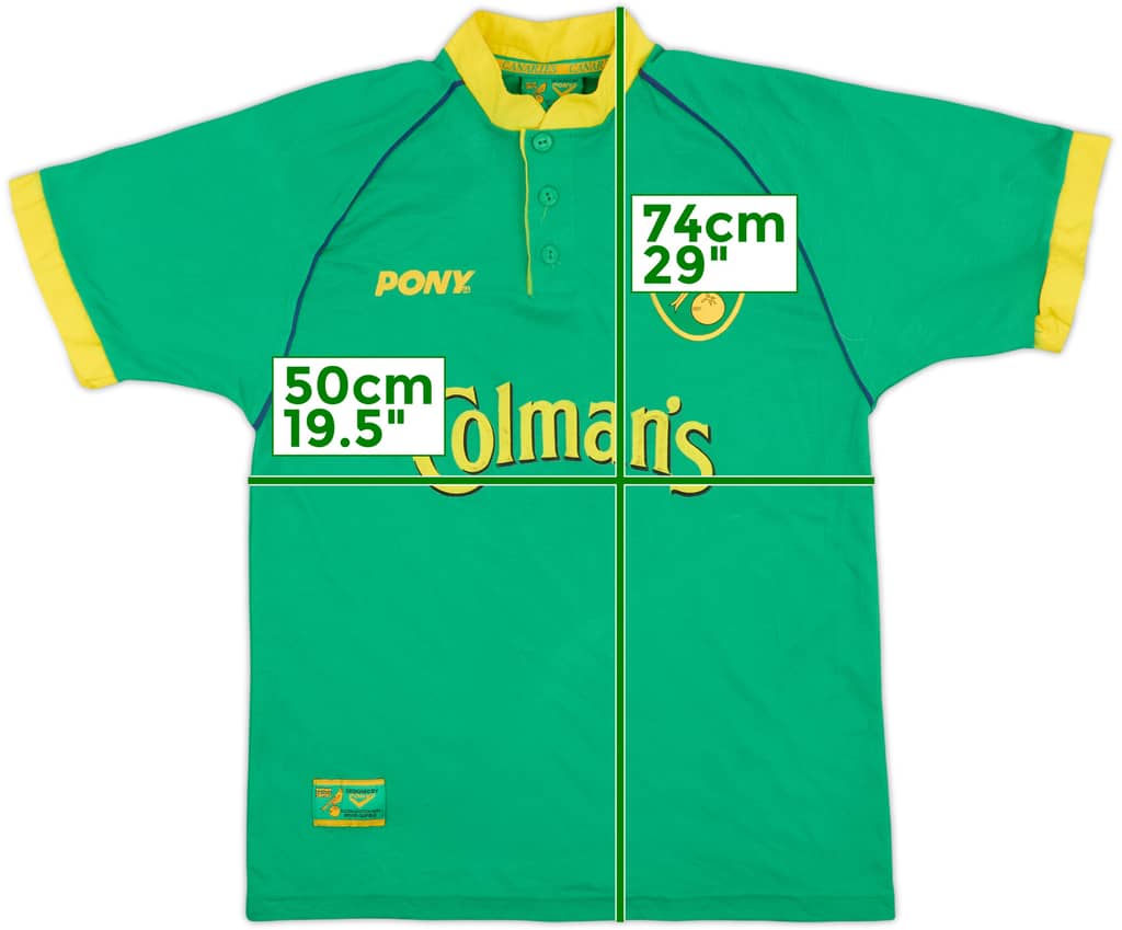 1997-99 Norwich Away Shirt - 8/10 - (M)