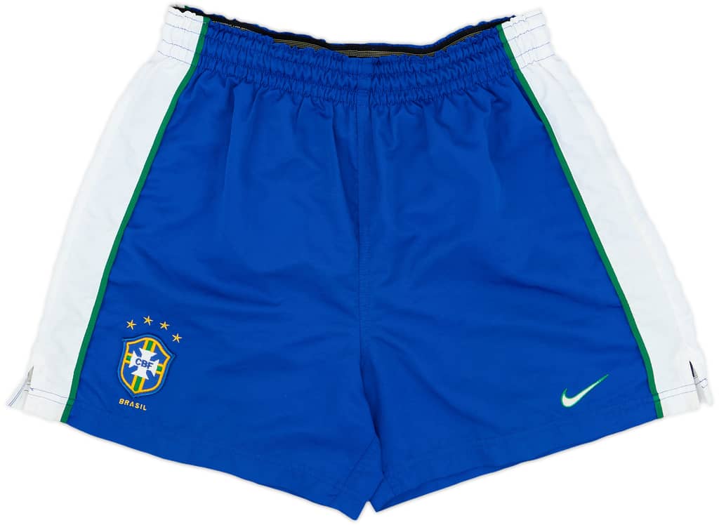 1998-00 Brazil Home Shorts - 9/10 - (M)