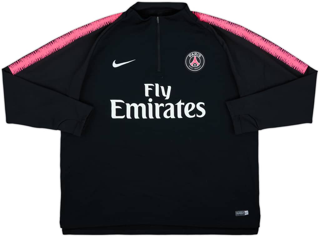 2018-19 Paris Saint-Germain Nike 1/4 Zip Drill Top - 10/10 - (XXL)