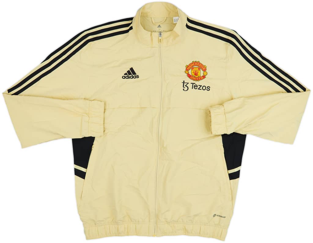 2022-23 Manchester United adidas Track Jacket - 8/10 - (M)