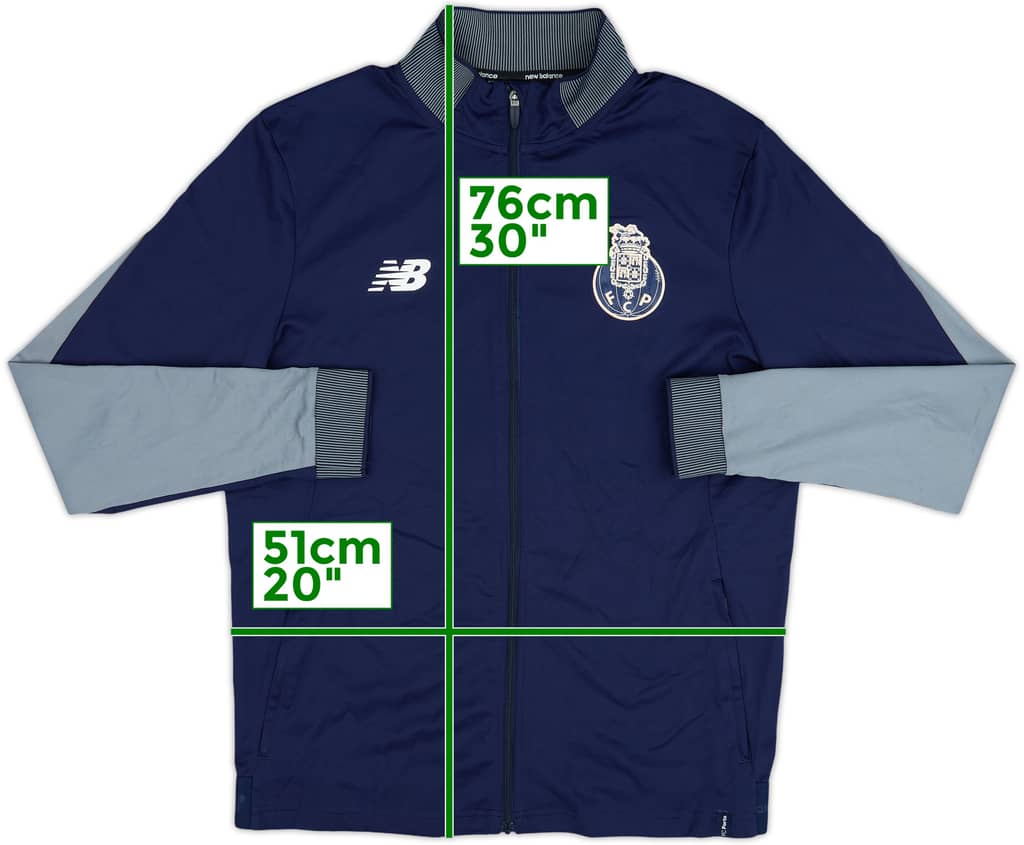 2017-18 Porto New Balance Track Jacket - 8/10 - (L)