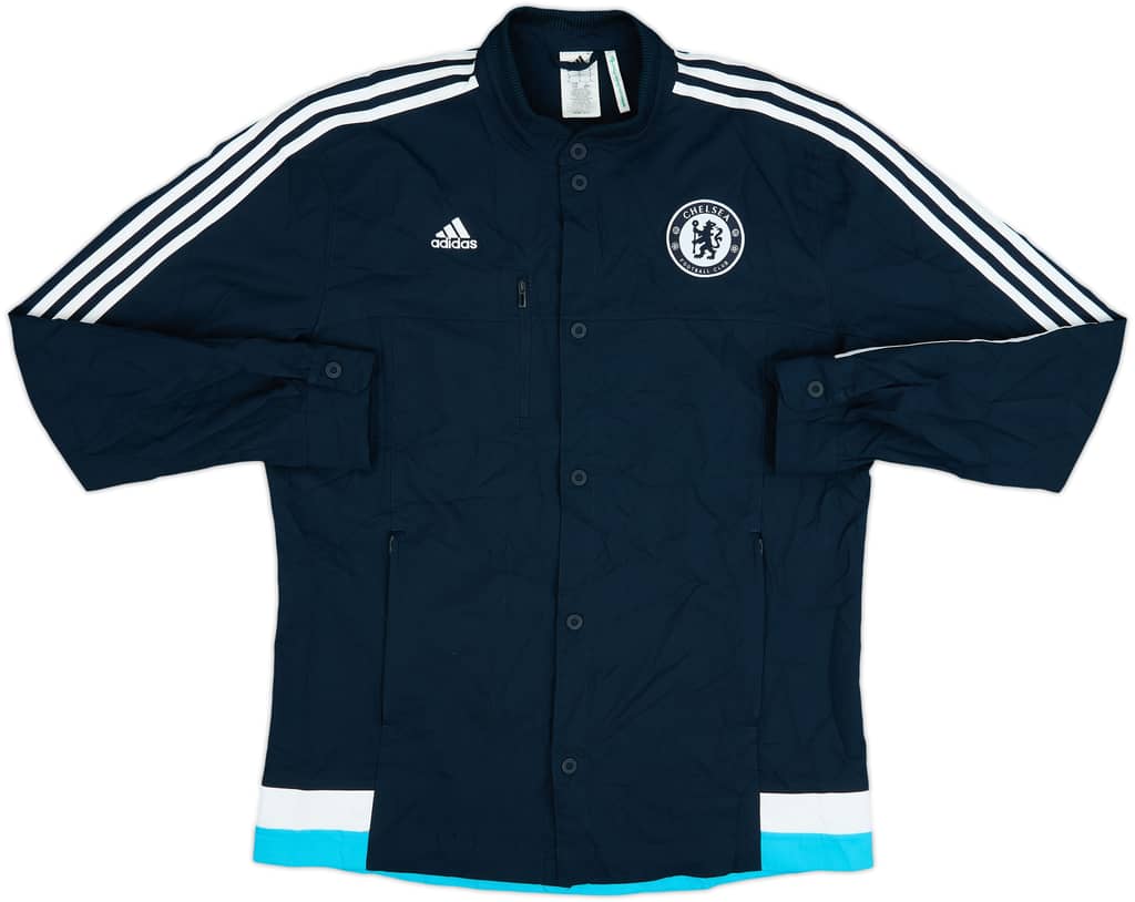 2014-15 Chelsea adidas Button Track Jacket - 9/10 - (L)