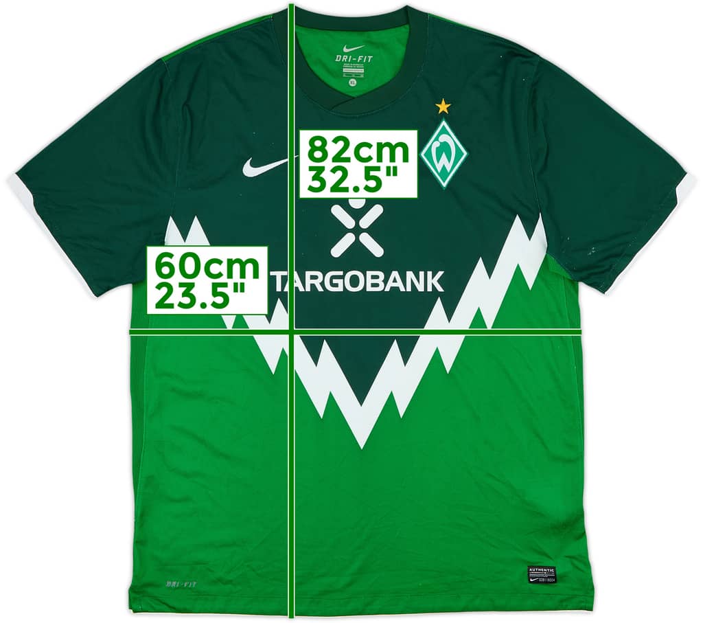 2010-11 Werder Bremen Home Shirt - 9/10 - (XL)