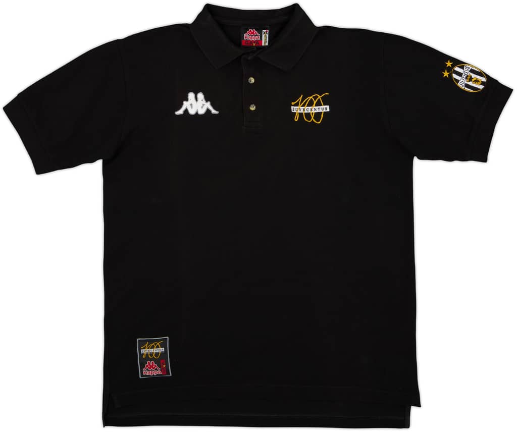 1997-98 Juventus Kappa Centenary Polo Shirt - 10/10 - (XL)