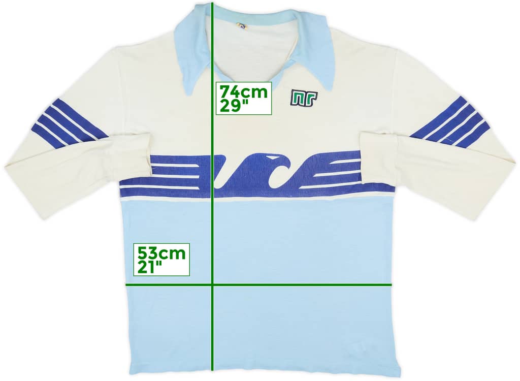 1982-83 Lazio Home L/S Shirt - 6/10 - (L)