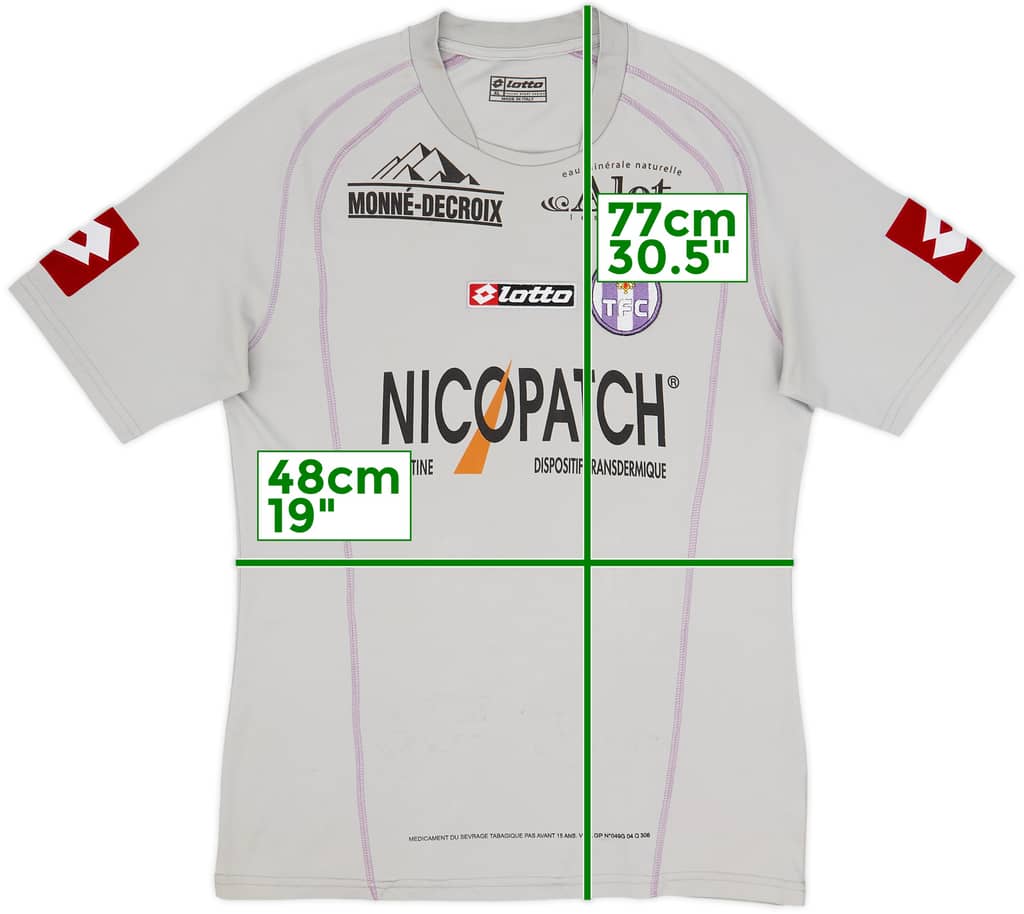 Camiseta de visitante del Toulouse 2005-06 - 6/10 - (XL)