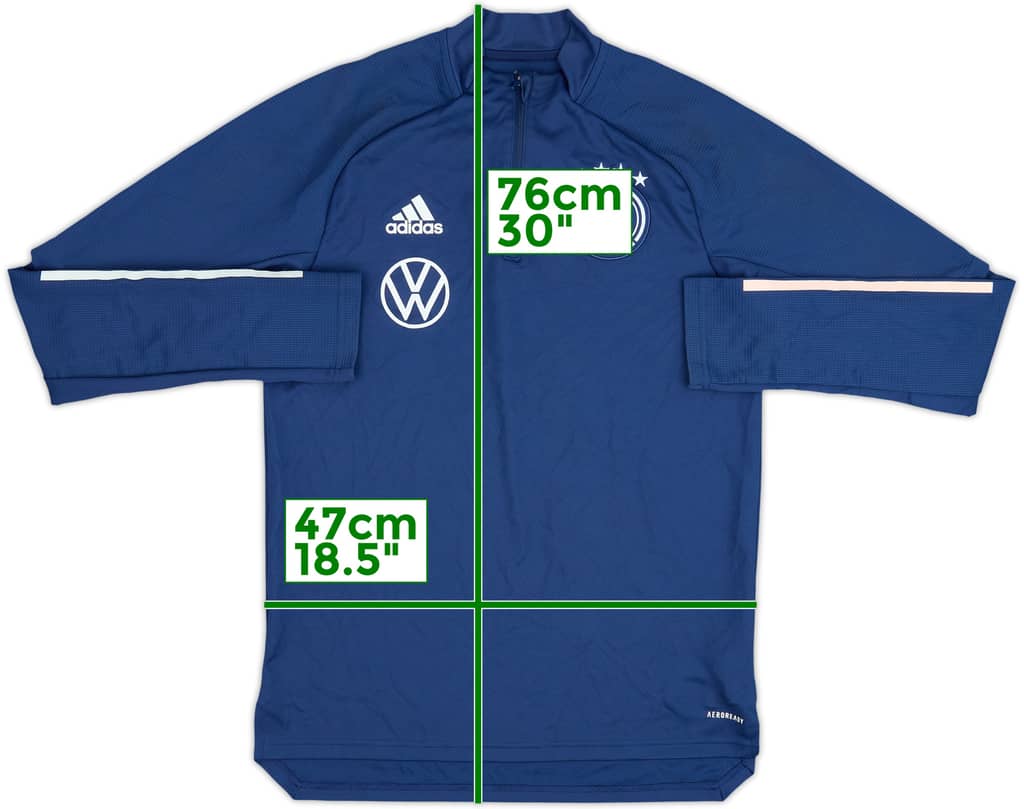 2020-21 Germany adidas 1/4 Zip Drill Top - 8/10 - (M)