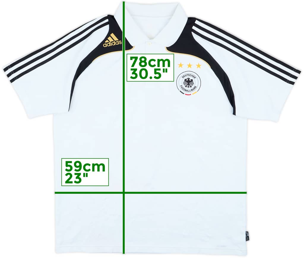 2007-08 Germany adidas Polo Shirt - 8/10 - (XL)