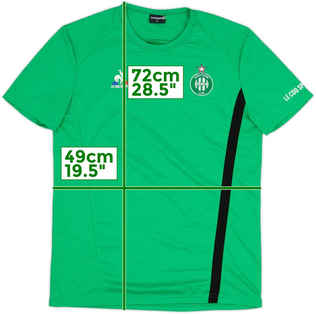 2021-22 Saint Etienne Le Coq Sportif Training Shirt - 8/10 - (M)