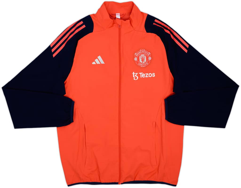 2024-25 Manchester United adidas Track Jacket - 8/10 - (M)