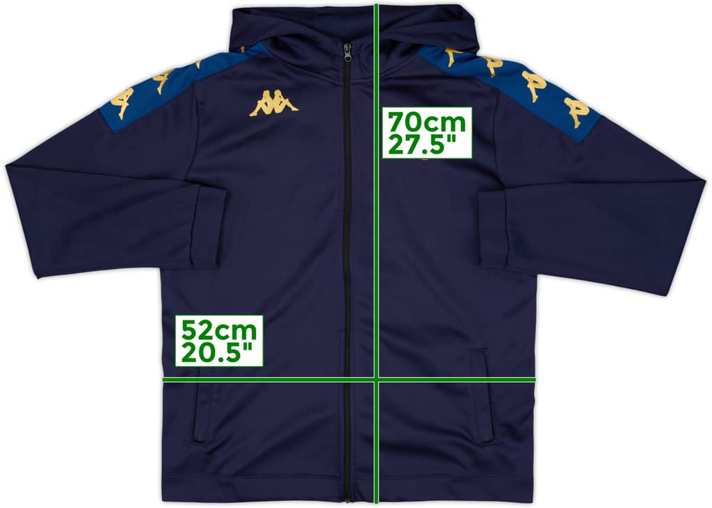 2024-25 Teramo Kappa Hooded Track Jacket - 8/10 - (XL)