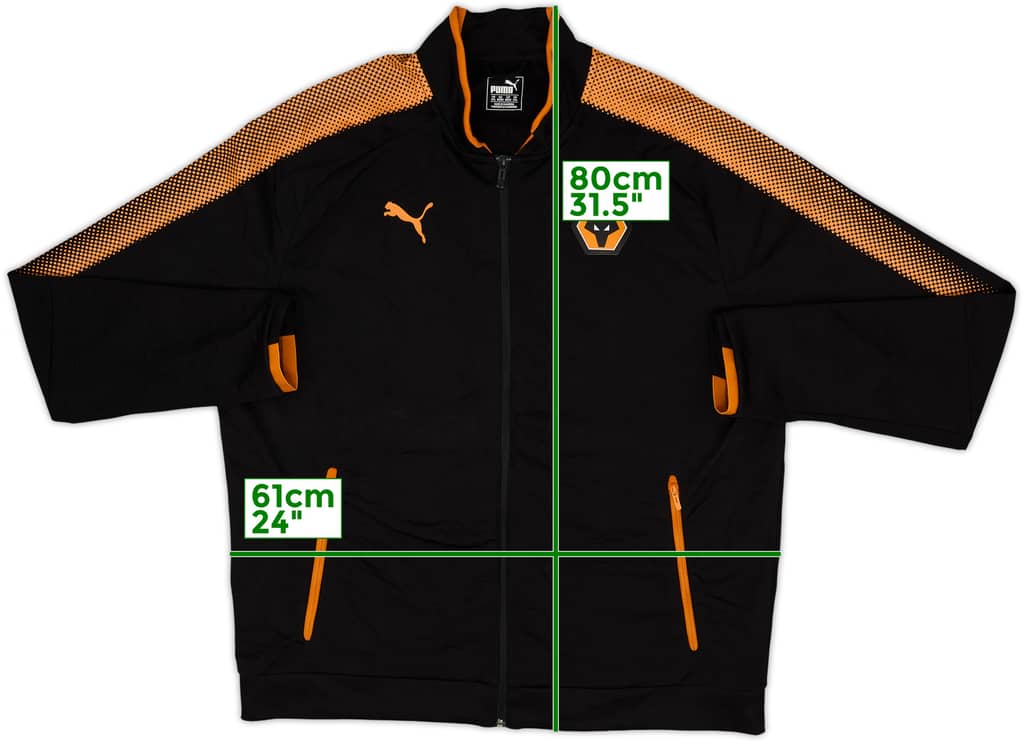 2017-18 Wolves Puma Track Jacket - 9/10 - (XXL)