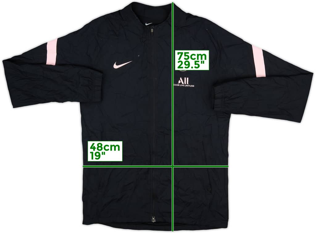 2021-22 Paris Saint-Germain Nike Track Jacket - 5/10 - (M)