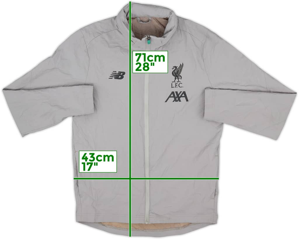 2019-20 Liverpool New Balance Hooded Track Jacket - 8/10 - (S)
