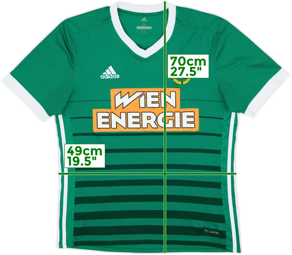 2017-18 Rapid Vienna Home Shirt - 8/10 - (M)