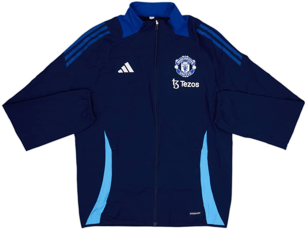 2024-25 Manchester United adidas Track Jacket - 8/10 - (M)