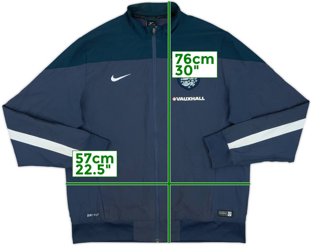 2014-15 England Nike Track Jacket - 5/10 - (L)