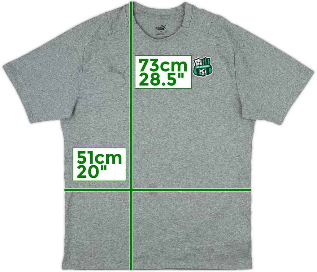 2020-21 Sassuolo Puma Cotton Tee - 6/10 - (L)