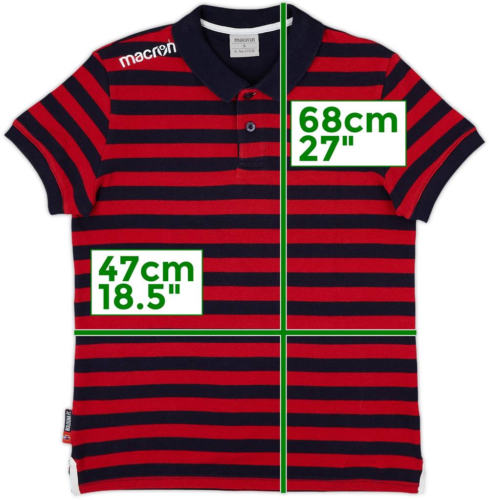 2013-14 Bologna Macron Polo Shirt - 9/10 - (S)