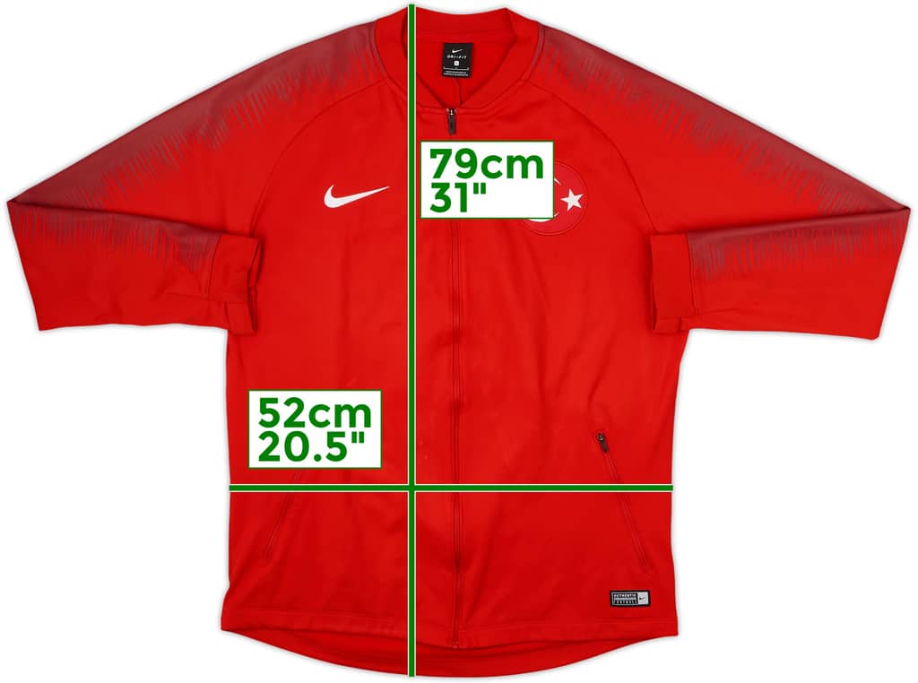 2018-19 Turkey Nike Track Jacket - 7/10 - (L)