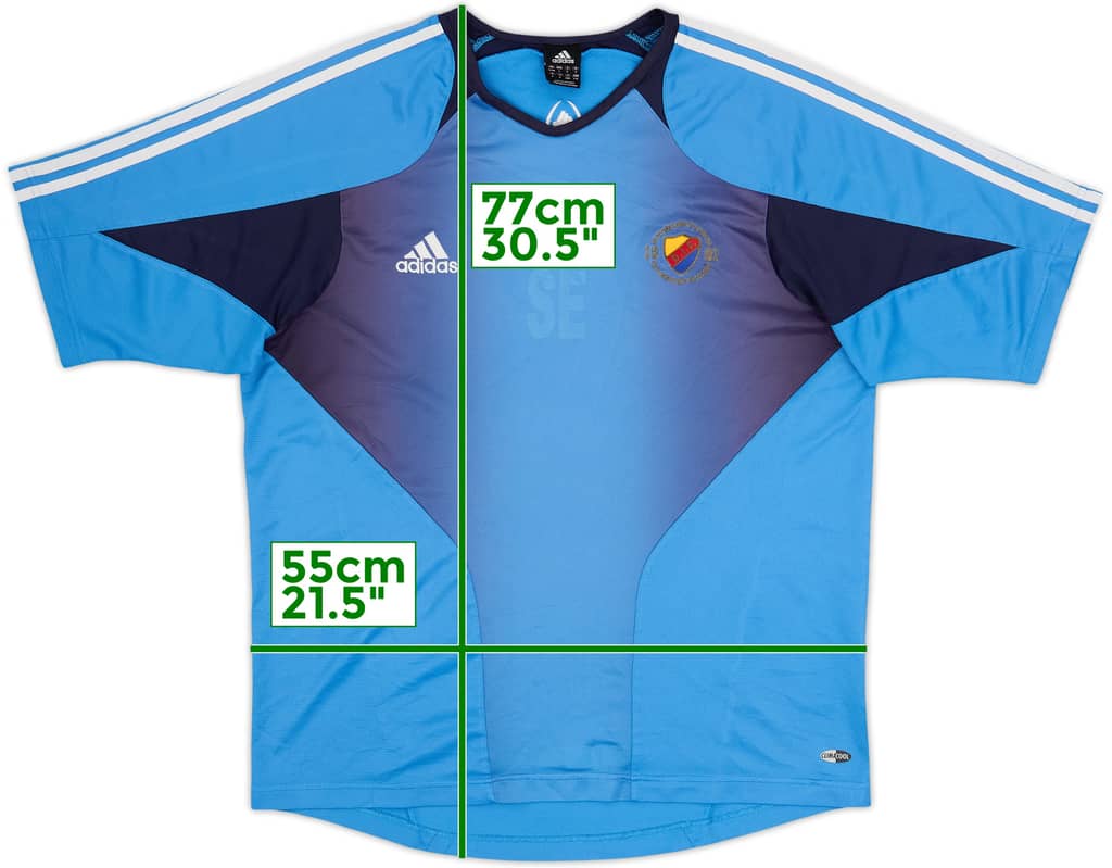 Camiseta adidas de entrenamiento de Djurgardens 2004 - 5/10 - (L/XL)