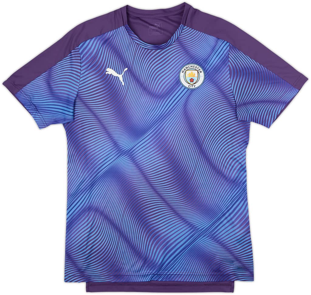 2019-20 Manchester City Puma Pre-Match Training Shirt - 7/10 - (L)