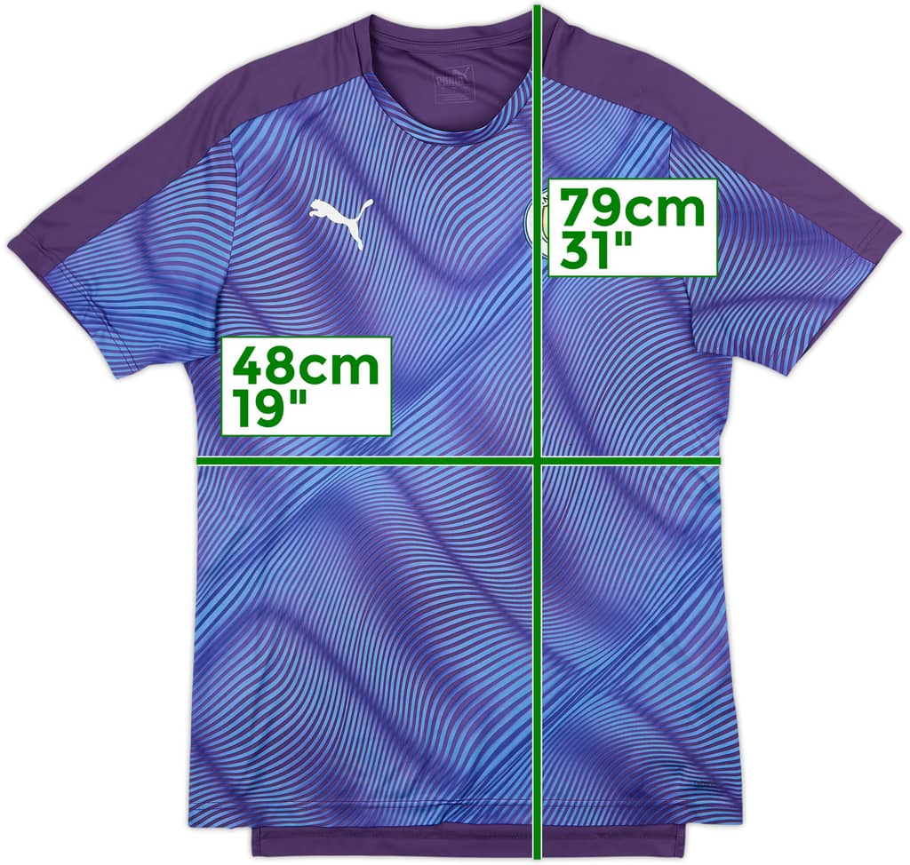 2019-20 Manchester City Puma Pre-Match Training Shirt - 7/10 - (L)