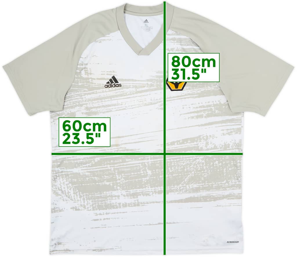 2020-21 Wolves adidas Pre-Match Training Shirt - 7/10 - (XL)