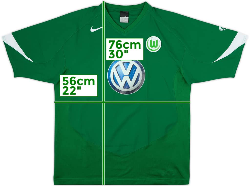 2005-06 Wolfsburg Home Shirt - 7/10 - (L)