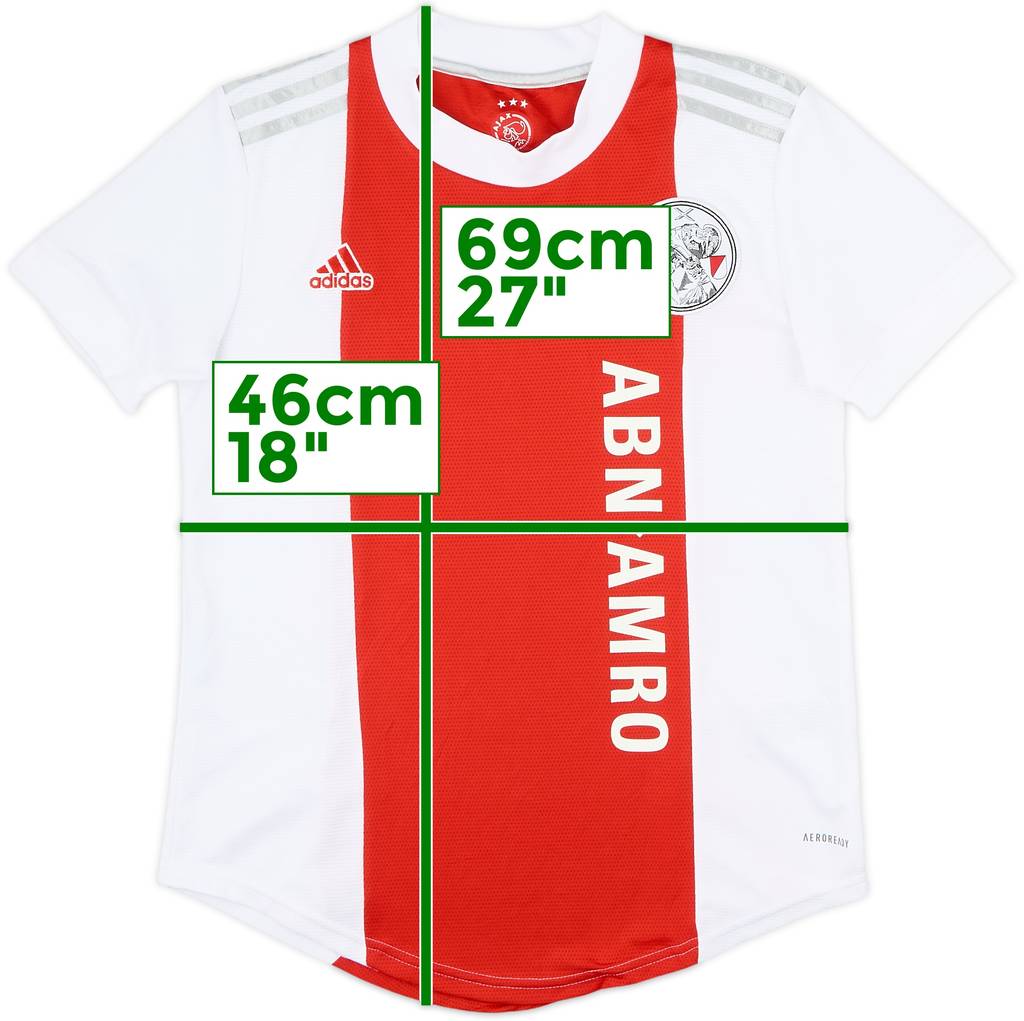 2021-22 Ajax Home Shirt - 9/10 - (Women's S)
