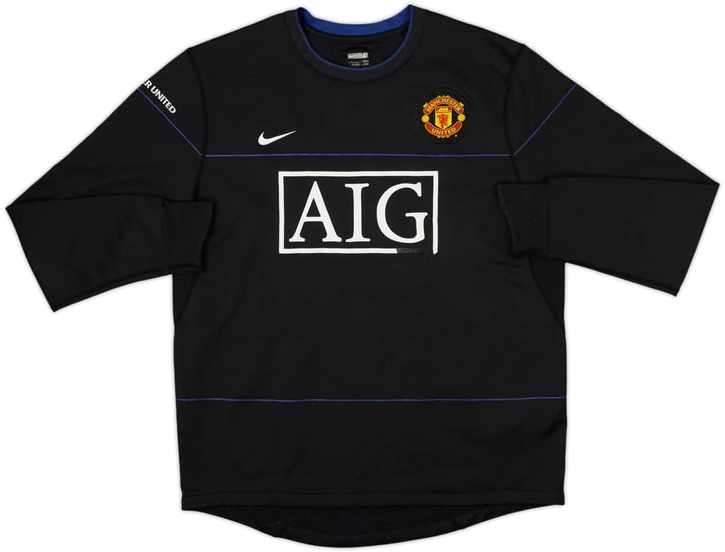 2008-09 Manchester United Nike Sweat Top - 5/10 - (L)