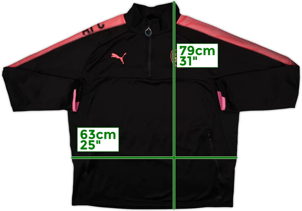 2016-17 Arsenal Puma 1/4 Zip Training Top - 8/10 - (XXL)